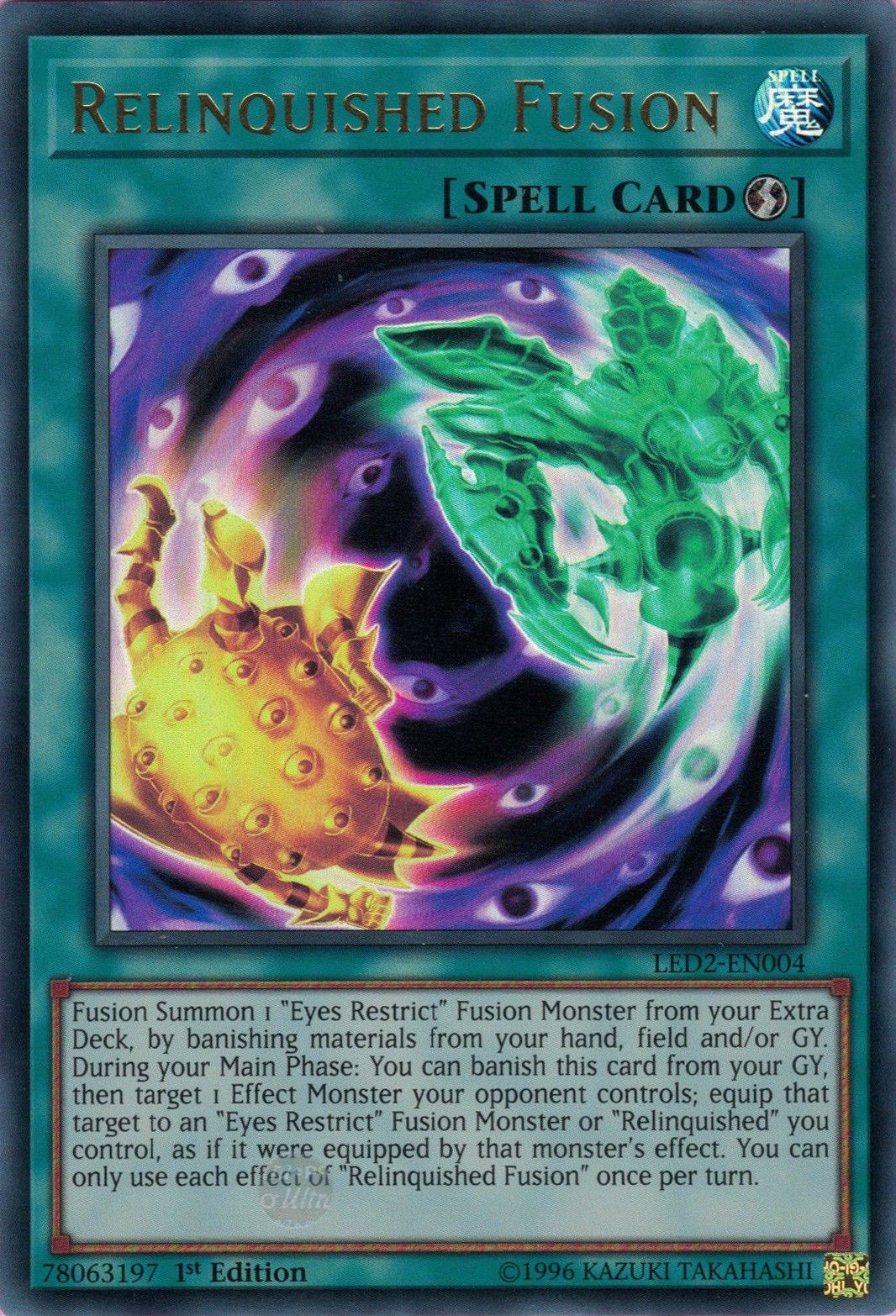 Relinquished Fusion [LED2-EN004] Ultra Rare | Play N Trade Winnipeg