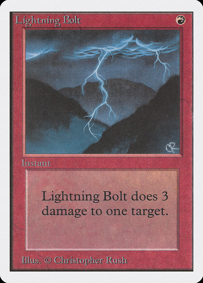 Lightning Bolt [Unlimited Edition] | Play N Trade Winnipeg