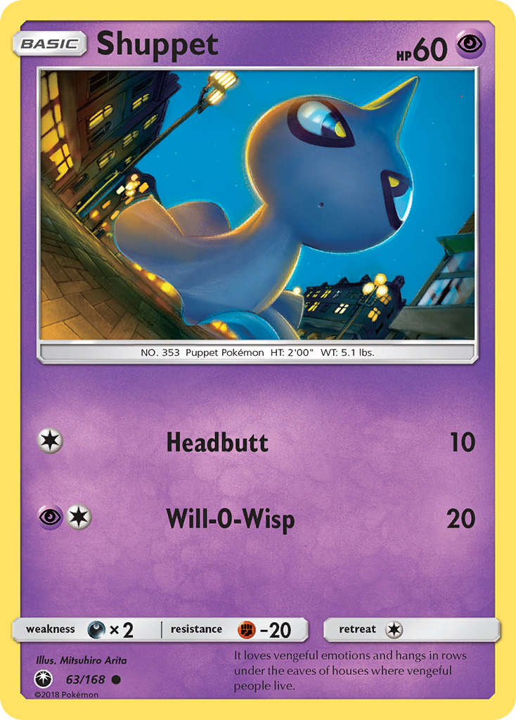 Shuppet (63/168) [Sun & Moon: Celestial Storm] | Play N Trade Winnipeg