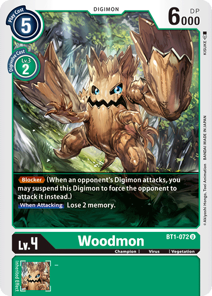 Woodmon [BT1-072] [Release Special Booster Ver.1.0] | Play N Trade Winnipeg