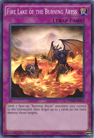 Fire Lake of the Burning Abyss (SE) [NECH-ENS12] Super Rare | Play N Trade Winnipeg