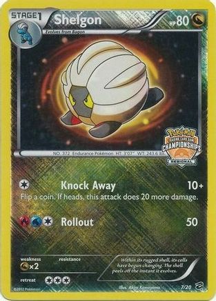 Shelgon (7/20) (Regional Championship) [Black & White: Dragon Vault] | Play N Trade Winnipeg