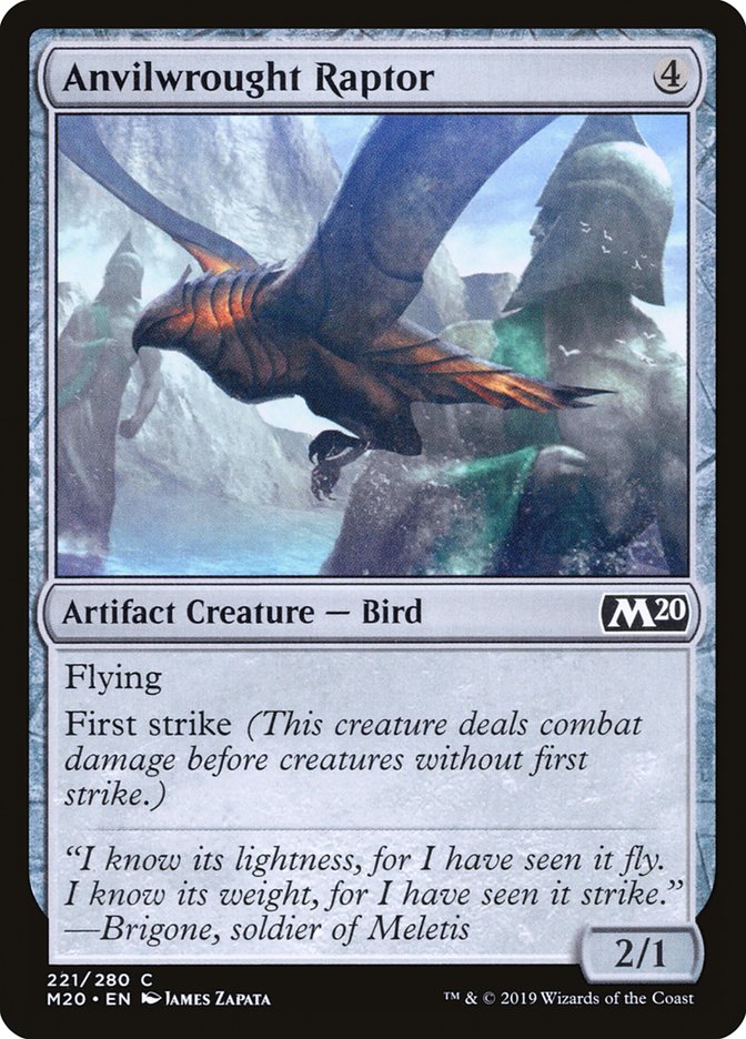 Anvilwrought Raptor [Core Set 2020] | Play N Trade Winnipeg