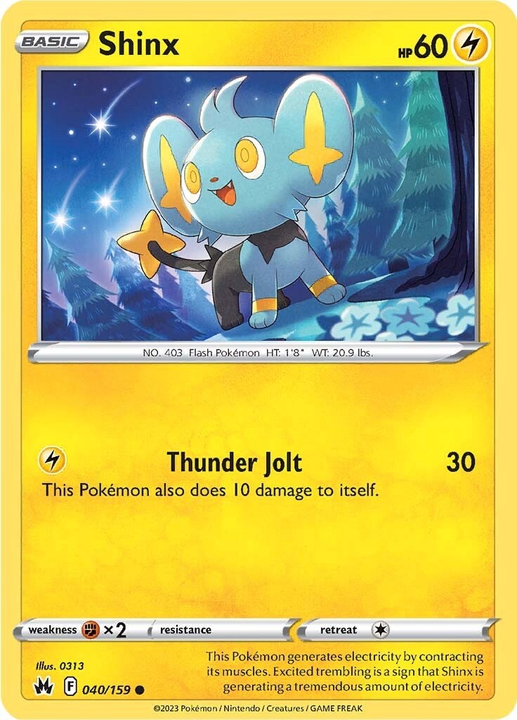 Shinx (040/159) (40) [Sword & Shield: Crown Zenith] | Play N Trade Winnipeg