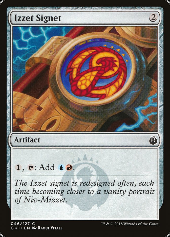 Izzet Signet [Guilds of Ravnica Guild Kit] | Play N Trade Winnipeg