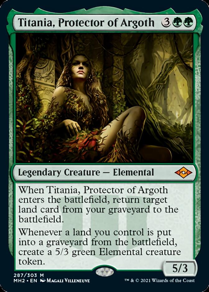 Titania, Protector of Argoth (Foil Etched) [Modern Horizons 2] | Play N Trade Winnipeg