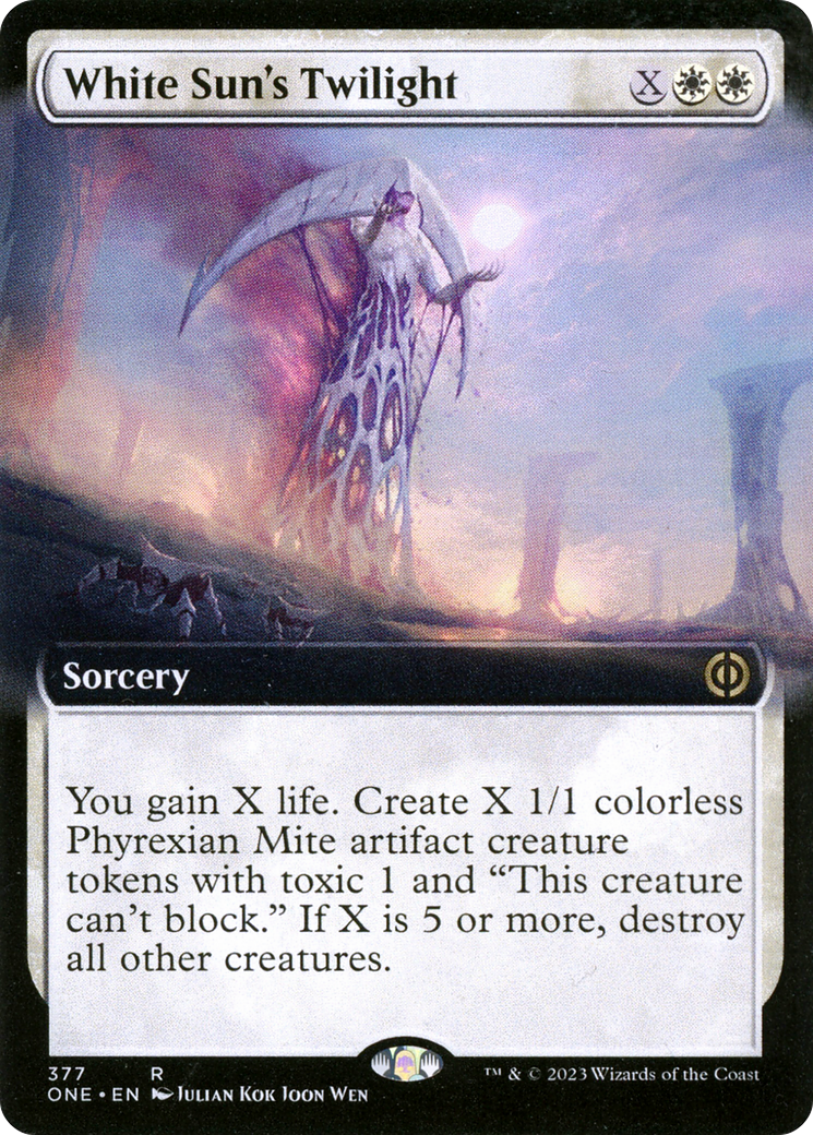 White Sun's Twilight (Extended Art) [Phyrexia: All Will Be One] | Play N Trade Winnipeg