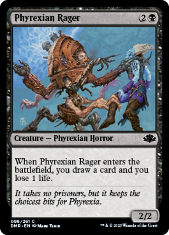 Phyrexian Rager [Dominaria Remastered] | Play N Trade Winnipeg