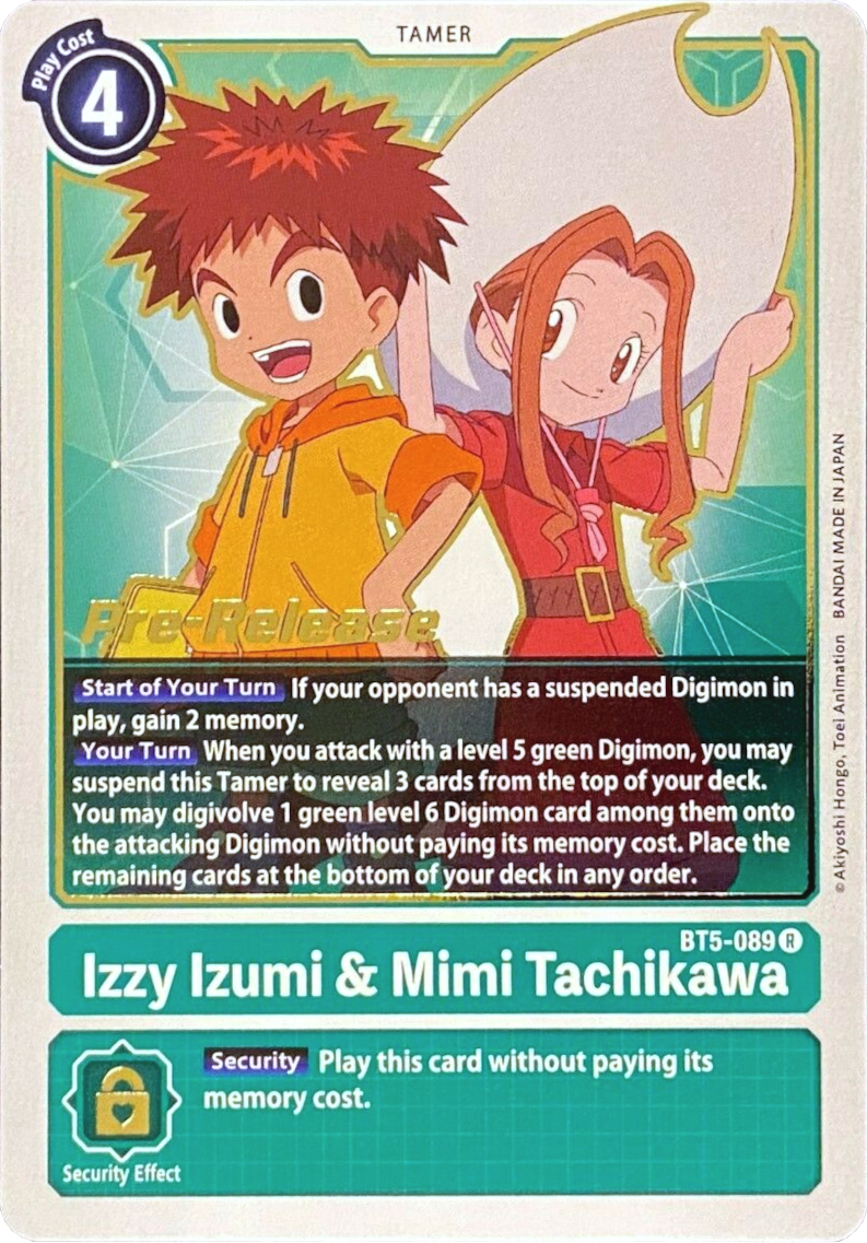 Izzy Izumi & Mimi Tachikawa [BT5-089] [Battle of Omni Pre-Release Promos] | Play N Trade Winnipeg