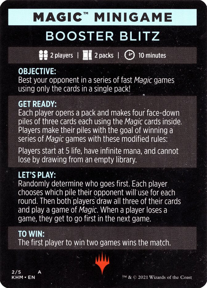 Booster Blitz (Magic Minigame) [Kaldheim Minigame] | Play N Trade Winnipeg