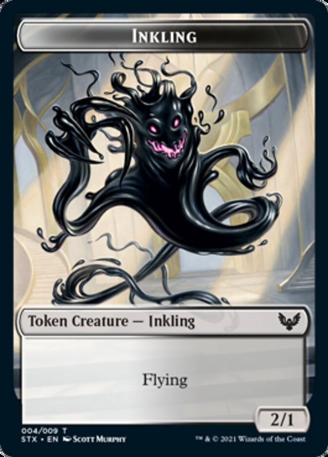 Inkling Token [Strixhaven: School of Mages Tokens] | Play N Trade Winnipeg