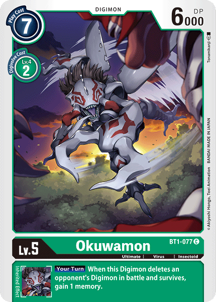 Okuwamon [BT1-077] [Release Special Booster Ver.1.0] | Play N Trade Winnipeg