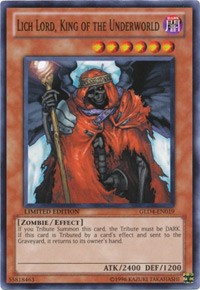 Lich Lord, King of the Underworld [GLD4-EN019] Common | Play N Trade Winnipeg