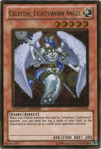 Celestia, Lightsworn Angel [GLD4-EN025] Gold Rare | Play N Trade Winnipeg