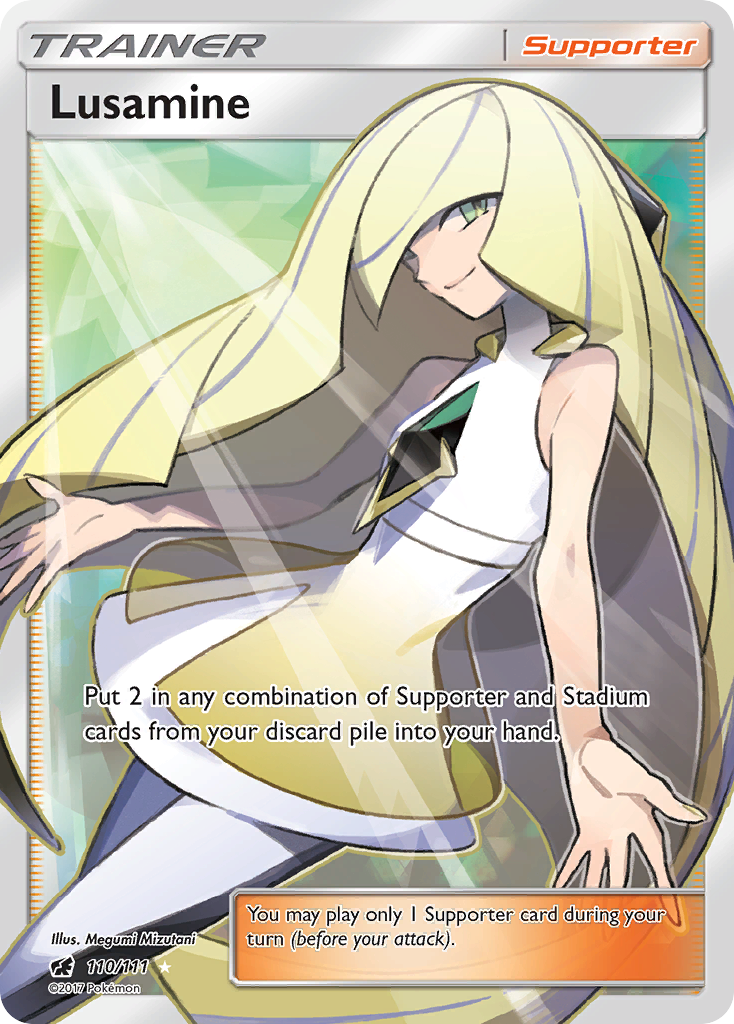 Lusamine (110/111) [Sun & Moon: Crimson Invasion] | Play N Trade Winnipeg