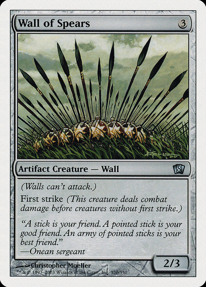 Wall of Spears [Eighth Edition] | Play N Trade Winnipeg