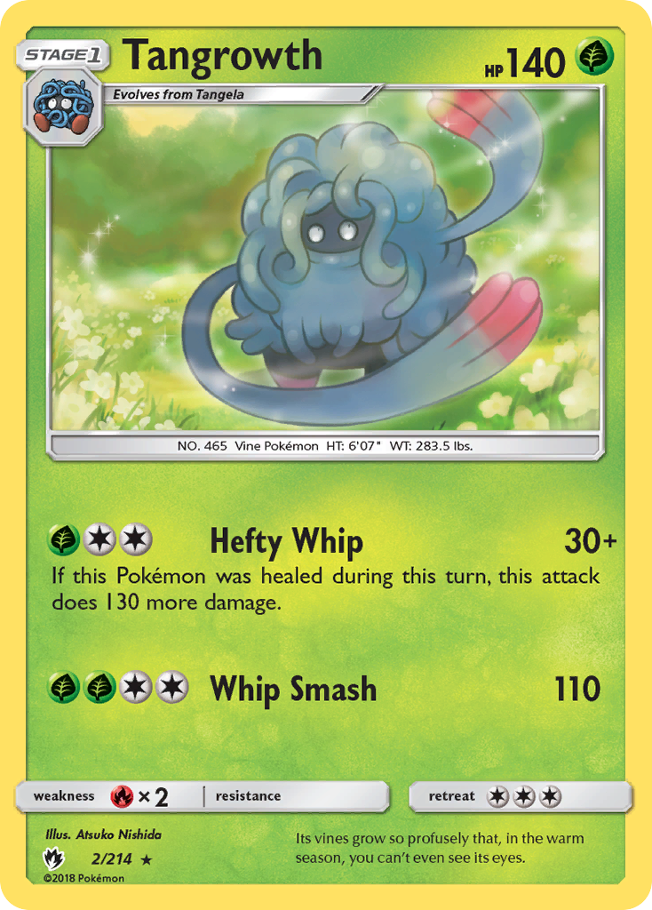 Tangrowth (2/214) [Sun & Moon: Lost Thunder] | Play N Trade Winnipeg