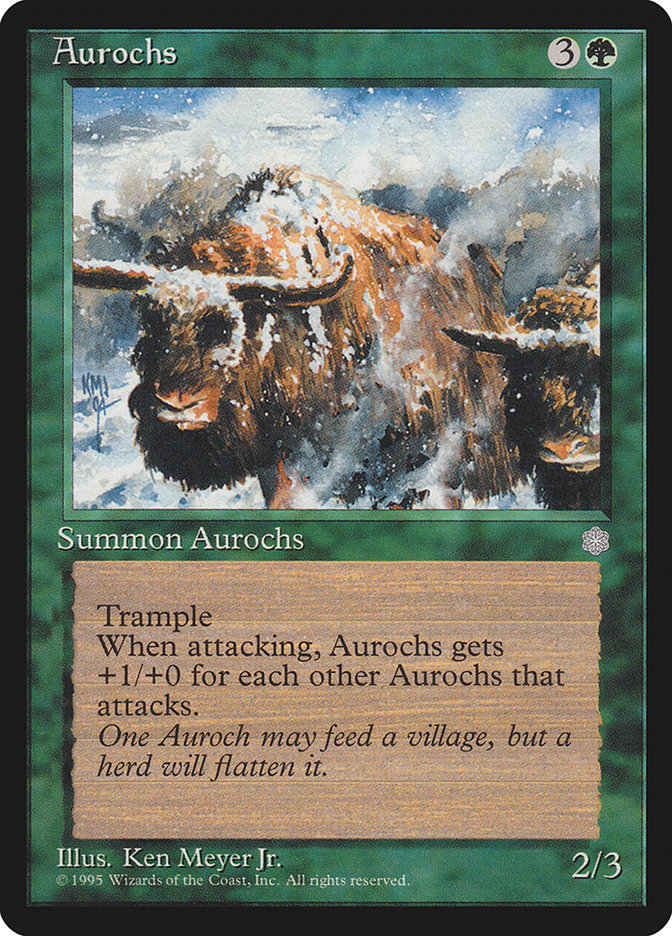 Aurochs [Ice Age] | Play N Trade Winnipeg