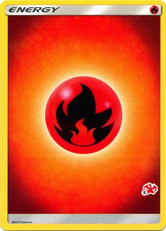 Fire Energy (Charizard Stamp #5) [Battle Academy 2020] | Play N Trade Winnipeg