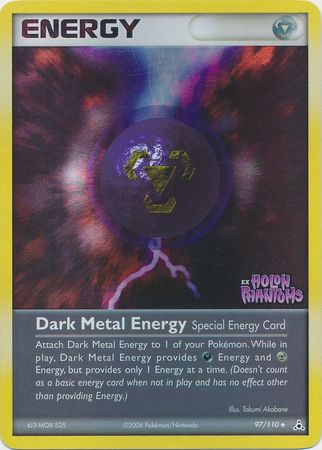 Dark Metal Energy (97/110) (Stamped) [EX: Holon Phantoms] | Play N Trade Winnipeg