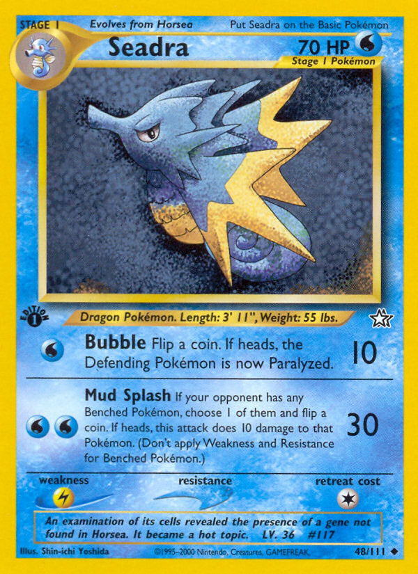 Seadra (48/111) [Neo Genesis 1st Edition] | Play N Trade Winnipeg