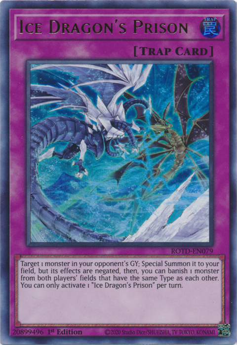 Ice Dragon's Prison [ROTD-EN079] Ultra Rare | Play N Trade Winnipeg