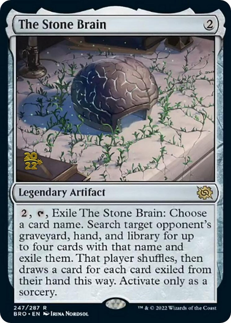 The Stone Brain [The Brothers' War: Prerelease Promos] | Play N Trade Winnipeg