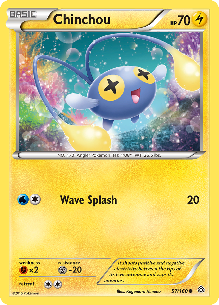 Chinchou (57/160) [XY: Primal Clash] | Play N Trade Winnipeg