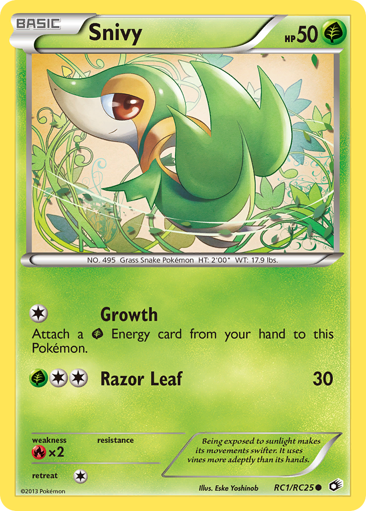 Snivy (RC1/RC25) [Black & White: Legendary Treasures] | Play N Trade Winnipeg