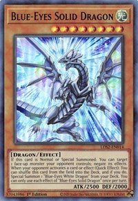 Blue-Eyes Solid Dragon (Green) [LDS2-EN014] Ultra Rare | Play N Trade Winnipeg