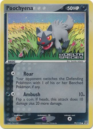 Poochyena (79/113) (Stamped) [EX: Delta Species] | Play N Trade Winnipeg