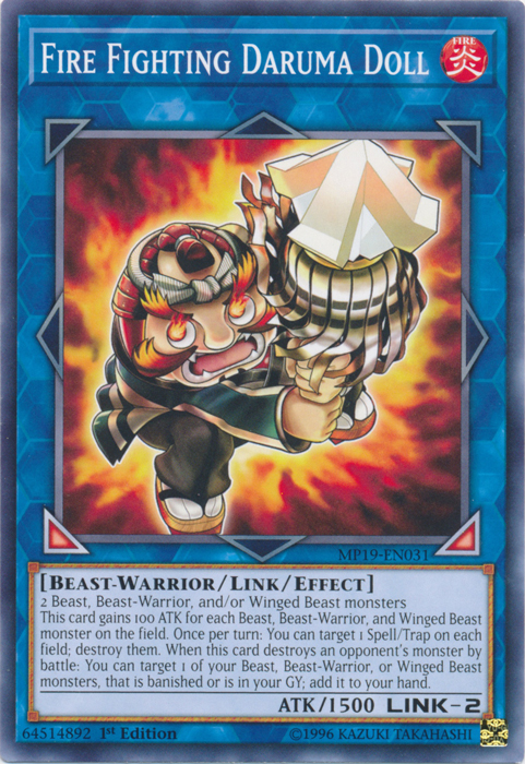 Fire Fighting Daruma Doll [MP19-EN031] Common | Play N Trade Winnipeg