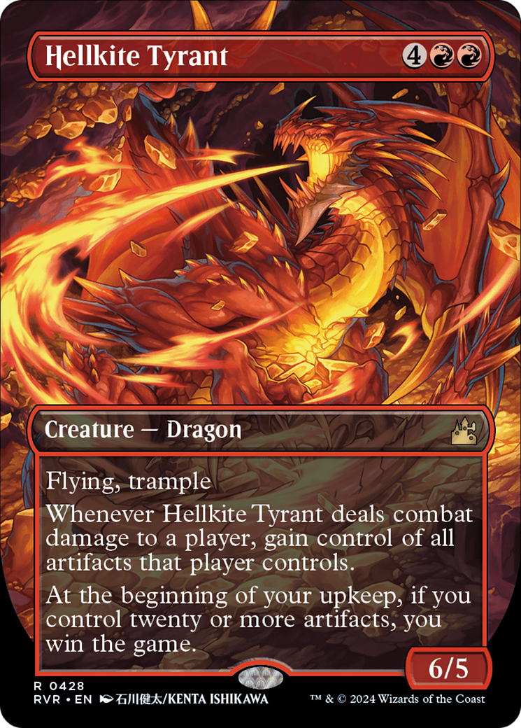 Hellkite Tyrant (Anime Borderless) [Ravnica Remastered] | Play N Trade Winnipeg