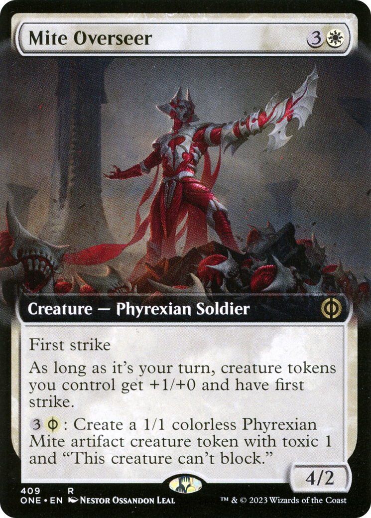 Mite Overseer (Extended Art) [Phyrexia: All Will Be One] | Play N Trade Winnipeg