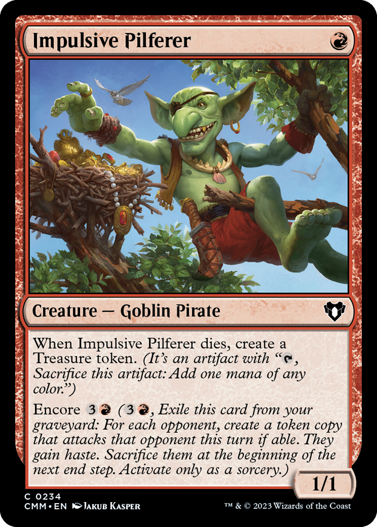 Impulsive Pilferer [Commander Masters] | Play N Trade Winnipeg