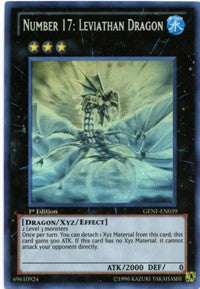 Number 17: Leviathan Dragon [GENF-EN039] Ghost Rare | Play N Trade Winnipeg