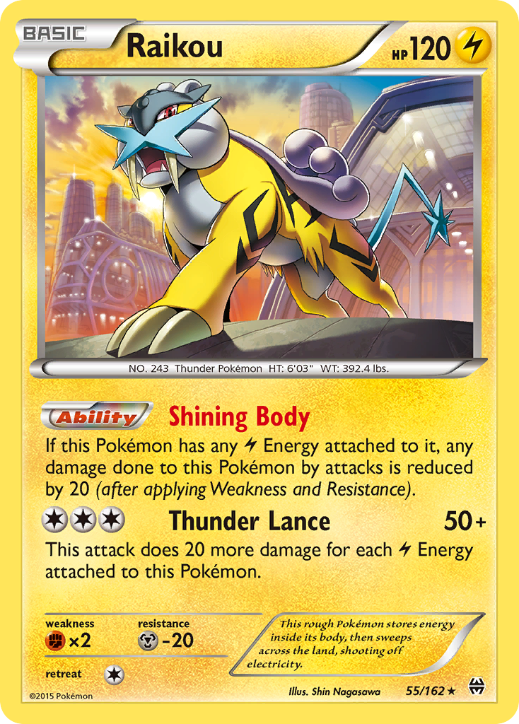 Raikou (55/162) [XY: BREAKthrough] | Play N Trade Winnipeg