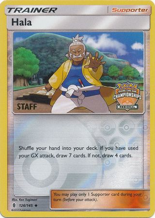 Hala (126/145) (Regional Championship Promo Staff) [Sun & Moon: Guardians Rising] | Play N Trade Winnipeg