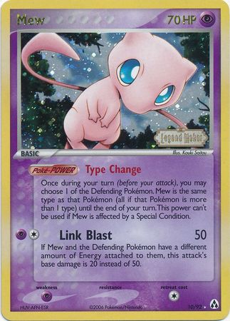 Mew (10/92) (Stamped) [EX: Legend Maker] | Play N Trade Winnipeg