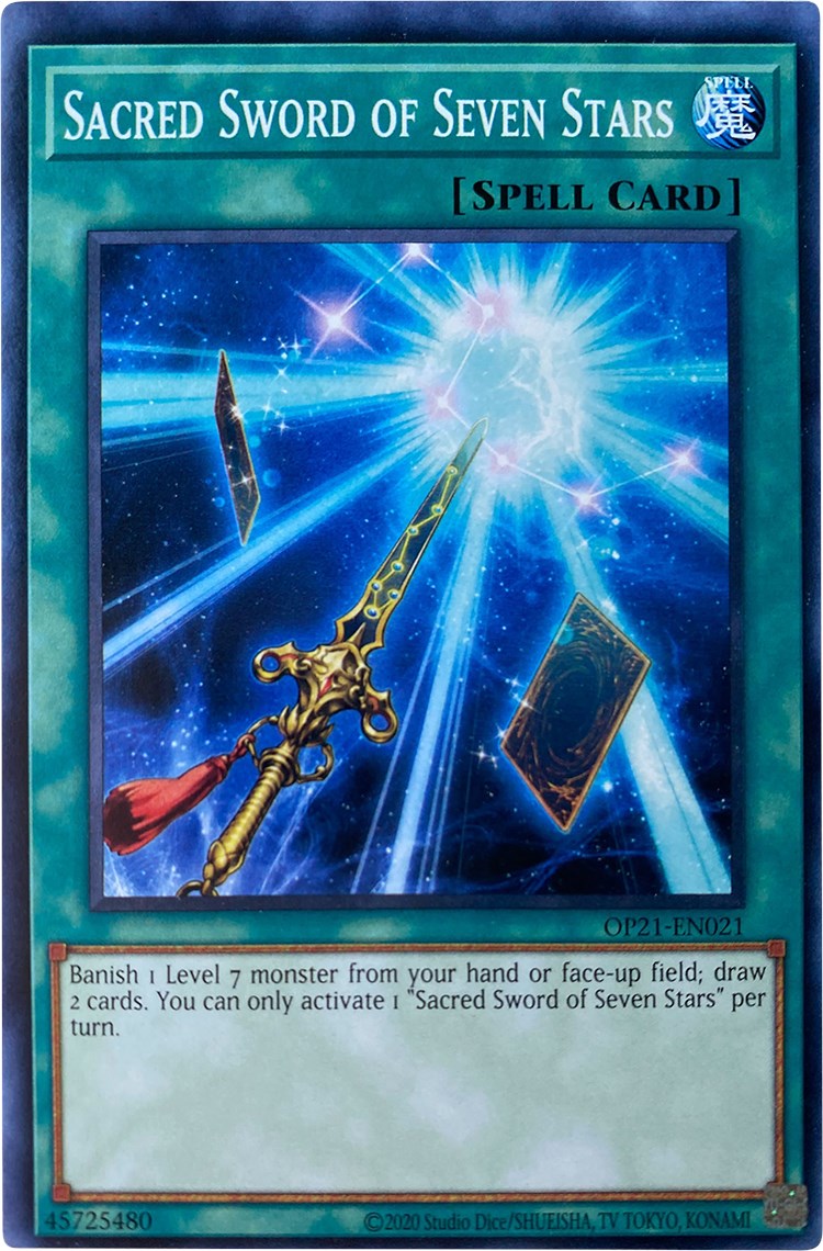 Sacred Sword of Seven Stars [OP21-EN021] Common | Play N Trade Winnipeg