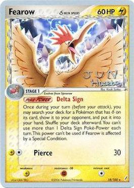 Fearow (18/100) (Delta Species) (Flyvees - Jun Hasebe) [World Championships 2007] | Play N Trade Winnipeg