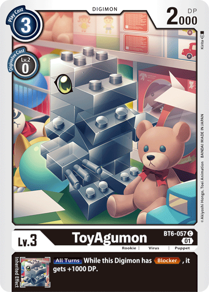 ToyAgumon [BT6-057] [Double Diamond] | Play N Trade Winnipeg