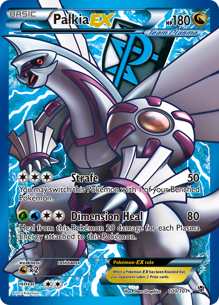 Palkia EX (100/101) [Black & White: Plasma Blast] | Play N Trade Winnipeg