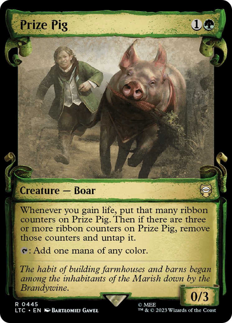 Prize Pig [The Lord of the Rings: Tales of Middle-Earth Commander Showcase Scrolls] | Play N Trade Winnipeg