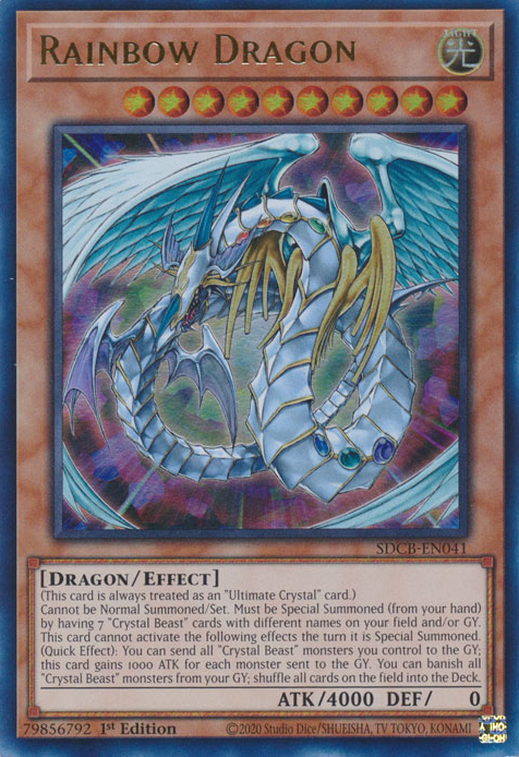 Rainbow Dragon [SDCB-EN041] Ultra Rare | Play N Trade Winnipeg
