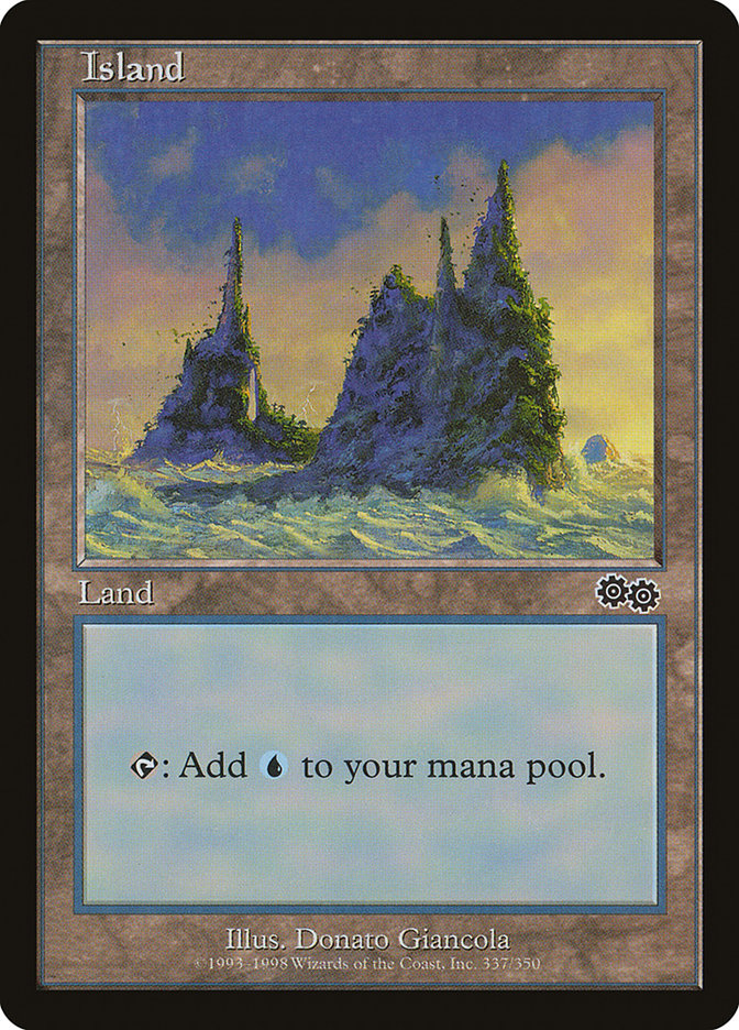 Island (337) [Urza's Saga] | Play N Trade Winnipeg