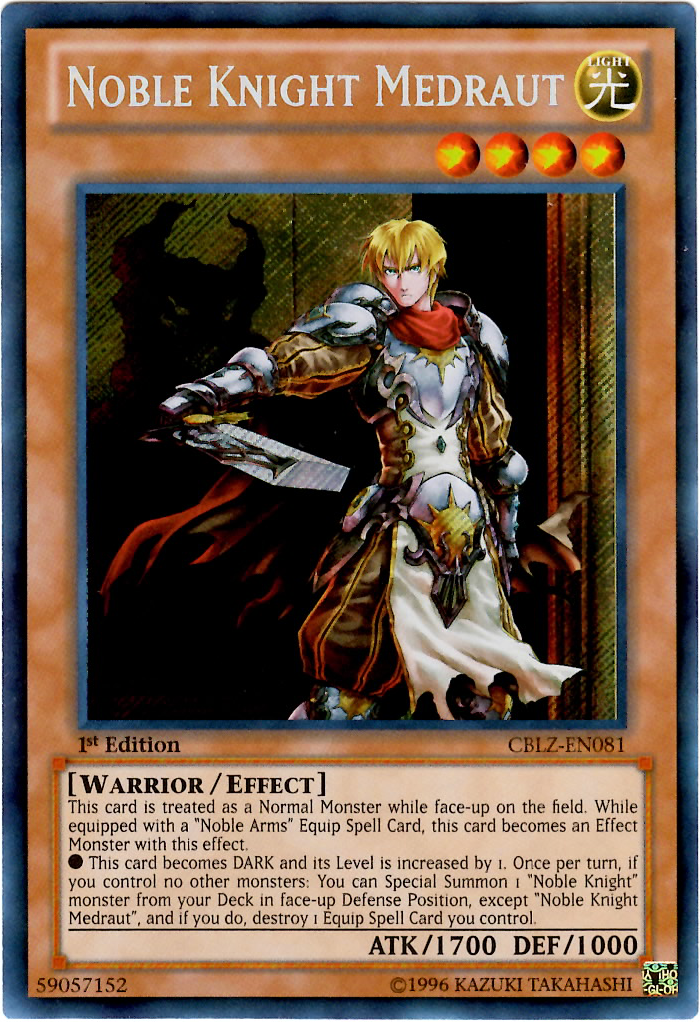 Noble Knight Medraut [CBLZ-EN081] Secret Rare | Play N Trade Winnipeg