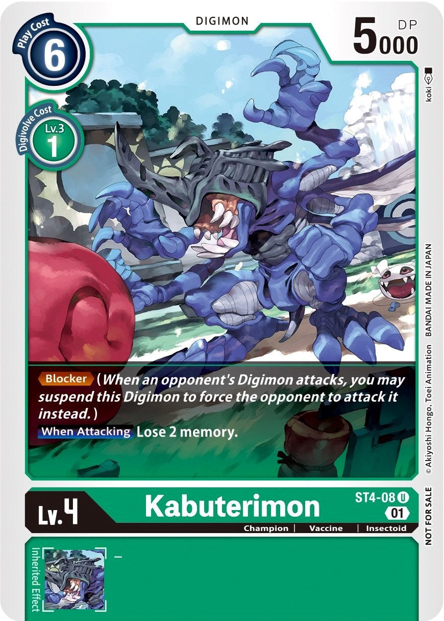 Kabuterimon [ST4-08] (Winner Pack Xros Encounter) [Starter Deck: Giga Green Promos] | Play N Trade Winnipeg