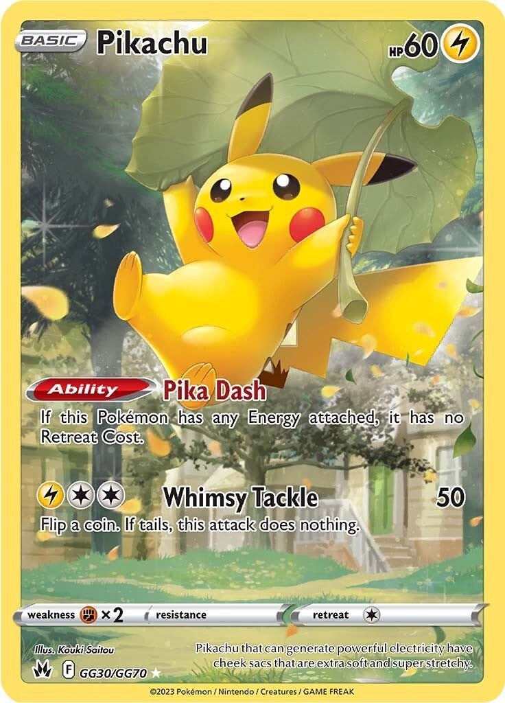 Pikachu (GG30/GG70) [Sword & Shield: Crown Zenith] | Play N Trade Winnipeg