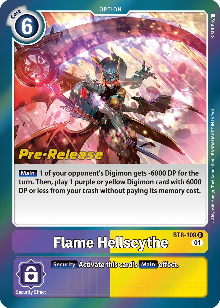 Flame Hellscythe [BT8-109] [New Awakening Pre-Release Cards] | Play N Trade Winnipeg